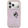 Etui Karl Lagerfeld IML Peekaboo MagSafe do iPhone 17 Pro Max różowy
